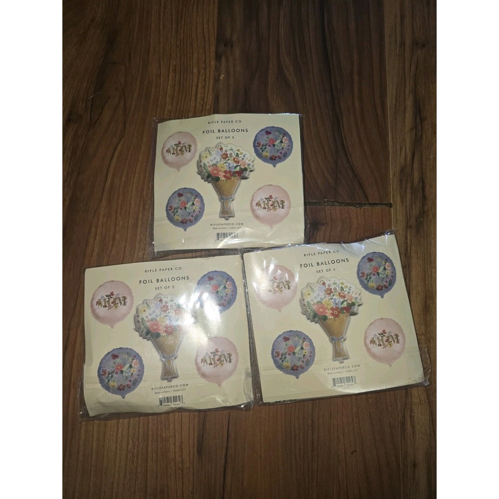 Rifle Paper Co Foil Balloons Set of 15 Mom Flowers Mothers Day Gift Multicolor